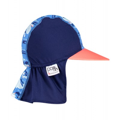 Close  Pop-In Sunhat หมวกว่ายน้ำกันแดด ลายปลาวาฬ Size L